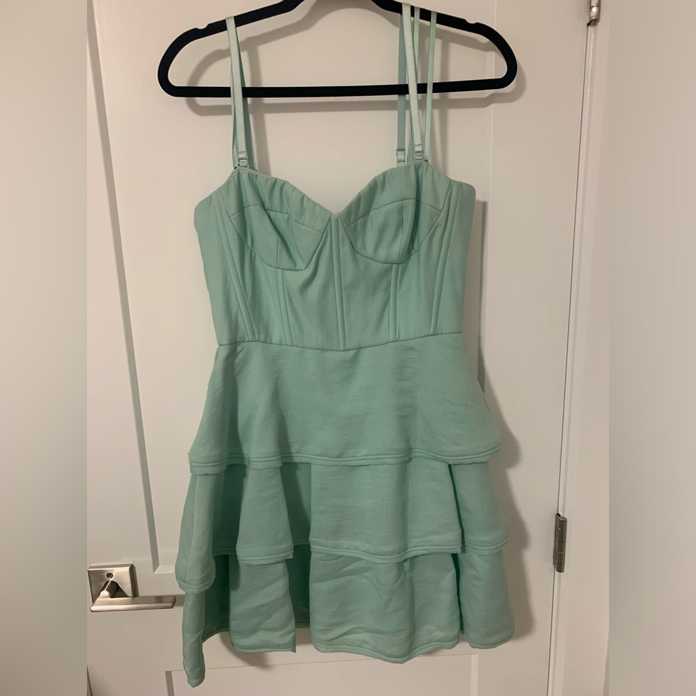 BNWT BCBG Maxazria Jacklyn Dress Opaline Green